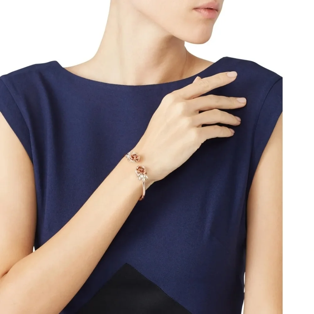 NWT Kate Spade Rose Gold Garden Garland Bracelet - Picture 5 of 8